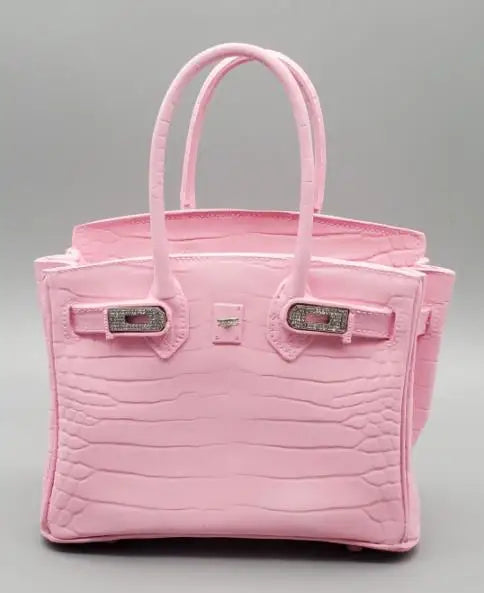 Luxury Handbag Flowers Vase (Pink)