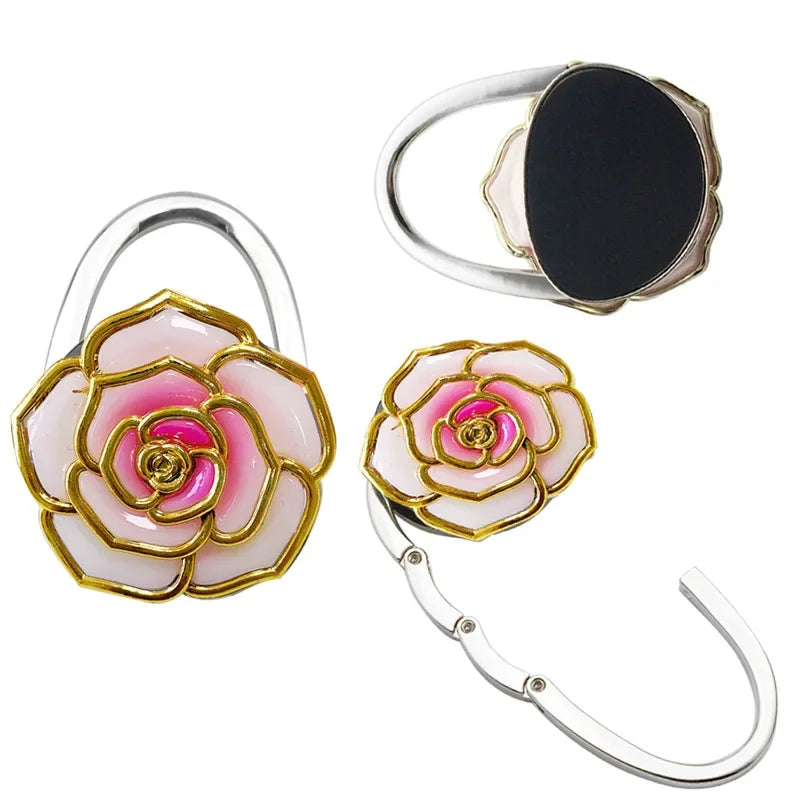 Rose Foldable Hanging Bag Holder