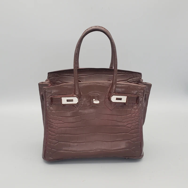 Luxury Handbag Flowers Vase (Wine Red)